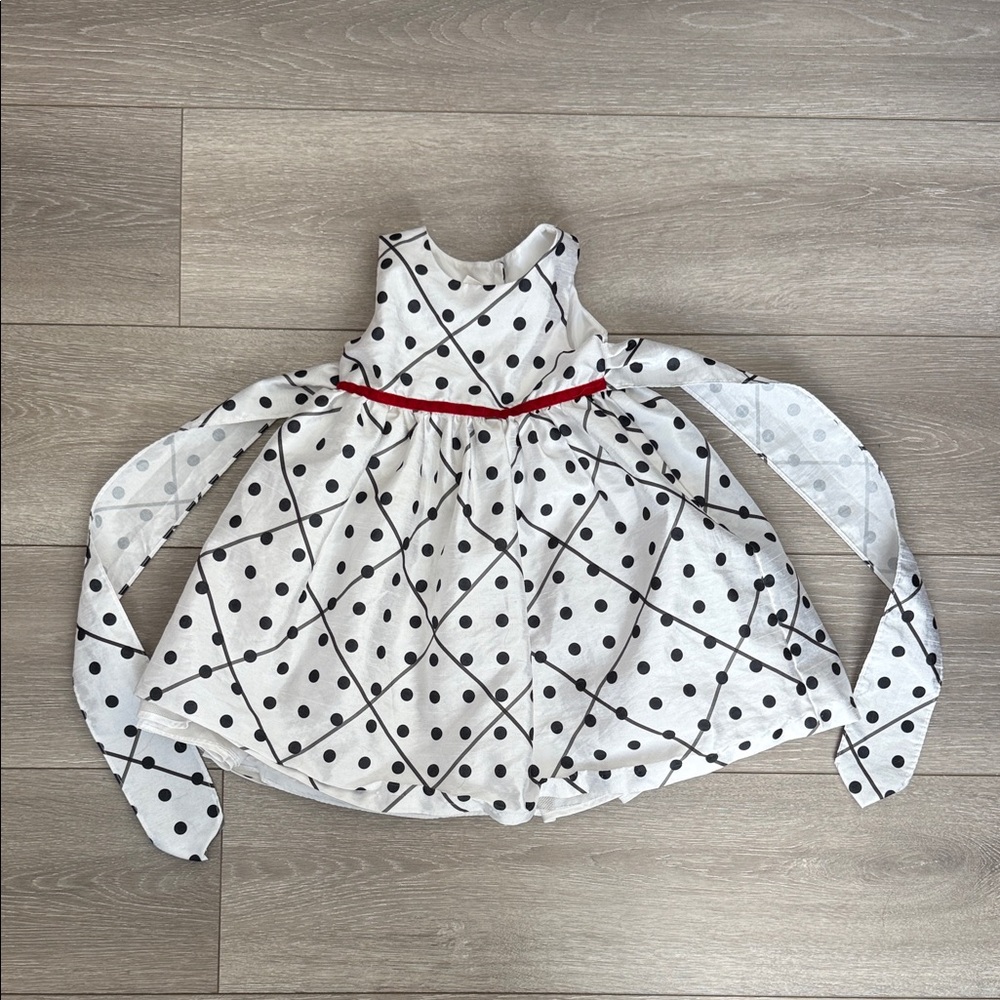 Marmellata Black and White Polka Dot Dress